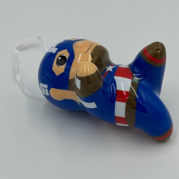 Captain America Kids Christmas Ornament - Picture 2 of 3